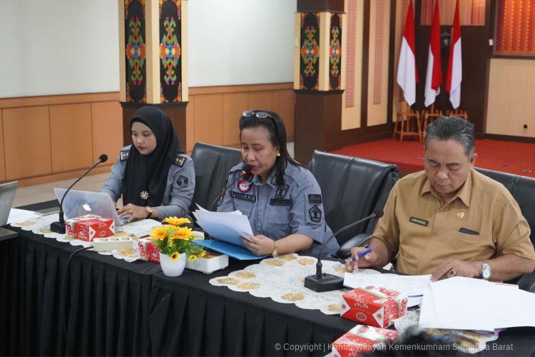 Wujudkan Peraturan Daerah Yang Harmonis, Kanwil Kemenkumham Sumbar Fasilitasi Harmonisasi 22 Rancangan Peraturan Bupati Solok Selatan